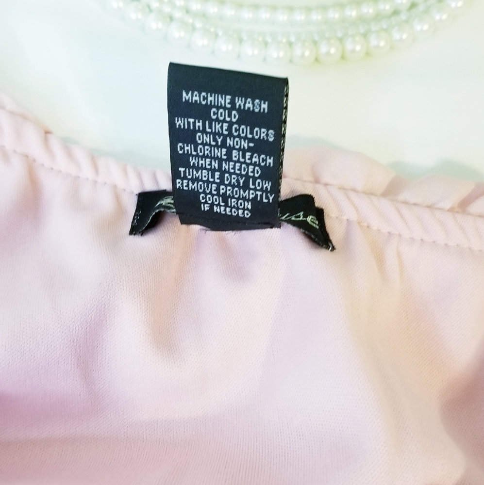 NWT Beta House Pink One Shoulder Ruffled Dress - Picture 9 of 13